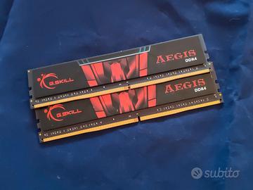 Coppia RAM G.SKILL Aegis DDR4 – 8GB (2×4GB) GAMING