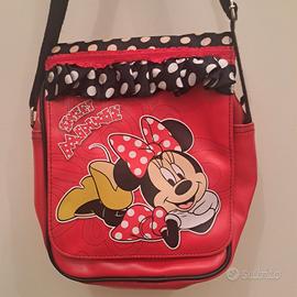 Borsa tracolla Disney Minnie rossa e nera