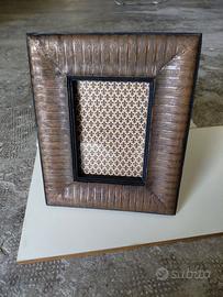 Porta foto in metallo lavorato