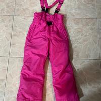 Tuta sci bimba 7 anni