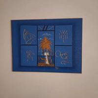 Quadro paesaggio tropicale