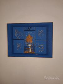 Quadro paesaggio tropicale