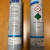 bombole di azoto nuove e cariche