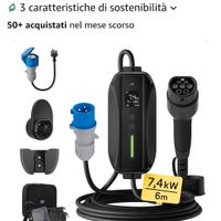 Cavo ricarica auto elettrica