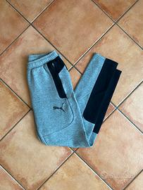 Pantaloni Puma Evo uomo grigi e neri - Taglia S