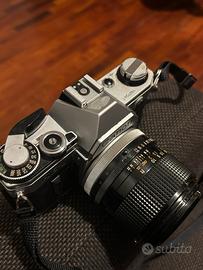 Canon AE-1 e Obiettivo Canon FD 35mm f/2 S.S.C.