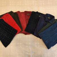 VINTAGE - STOCK 9 Camice Velluto Taglia XXL