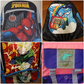 N.4 Zaini pari al nuovo x uso asilo,scuola e gite