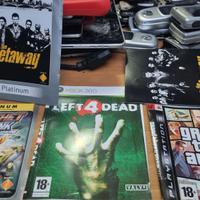 3249-Lotto Manuali e Copertine PS2-PS3-Xbox 360