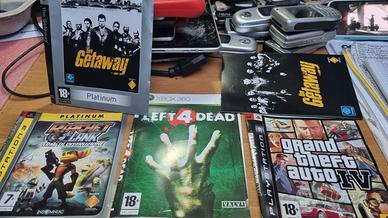 3249-Lotto Manuali e Copertine PS2-PS3-Xbox 360