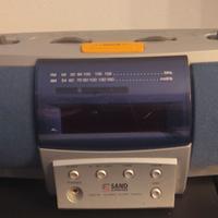 Radio sveglia digitale Sand Schneider vintage