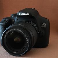Canon EOS 2000D + Obiettivo EF-S 18-55 IS II