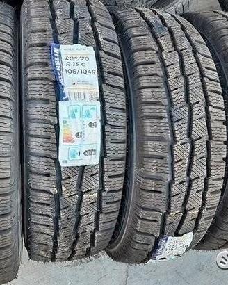 4 gomme usate invernali 205 70 15c Michelin