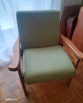 poltrona legno reclinabile 