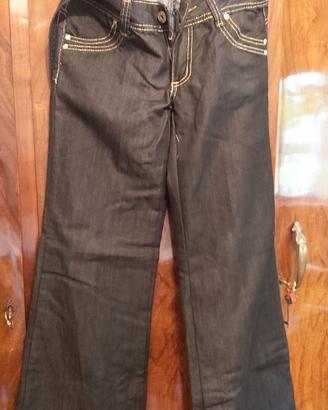 jeans salopette donna