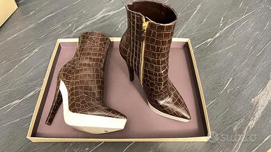 Stivaletti Stella McCartney Mock Kaiman Ebony n38