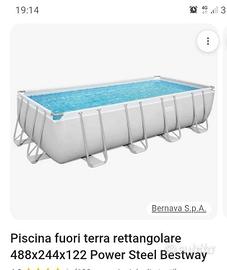 piscina fuori terra 1 anno di vita