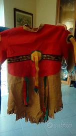 Vestito carnevale indiana per bimba