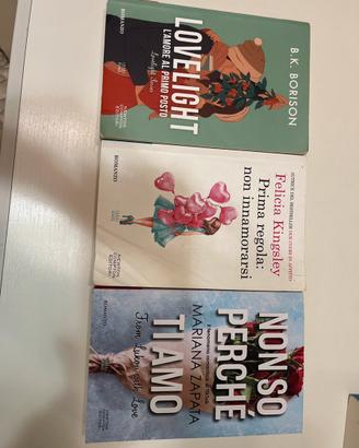 Set 3 libri stupendi romance