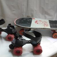 Pattini a rotelle Fas e skateboard usati