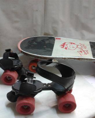Pattini a rotelle Fas e skateboard usati