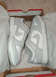 Nike Dunk Low Grigio e Bianco 41 Nuove
