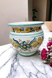 cachepot in ceramica vietrese