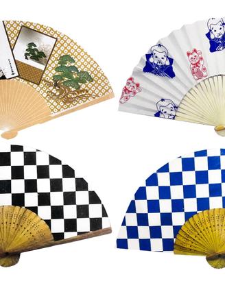 DAISO JAPAN 4 Ventagli originali giapponesi