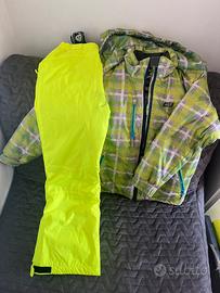 Giacca e pantaloni da sci/snowboard tg.10/11anni