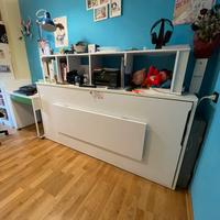 Letto a scomparsa Man con scrivania