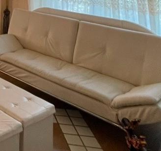 Divano ecopelle 3 posti letto