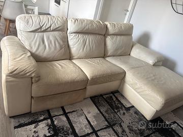 Divano in pelle poltrone e sofà usato