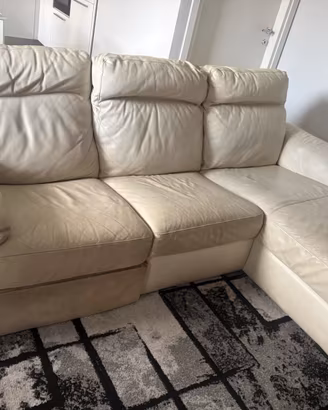 Divano in pelle poltrone e sofà usato