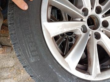 cerchio e gomme invernali BMW serie 5 