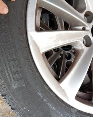 cerchio e gomme invernali BMW serie 5 
