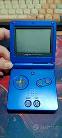gameboy advance sp blu