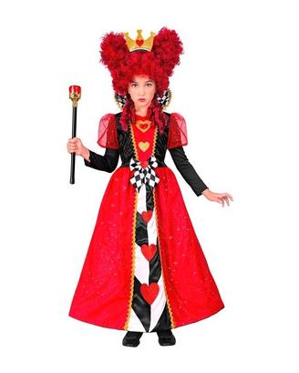 Costume Bambina Halloween Regine di cuori 5/7 ANNI