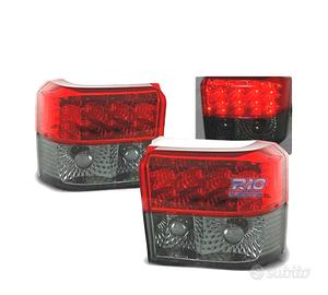 FARI LED PER VOLKSWAGEN VW T4 90-03 ROSSO FUMÉ LED