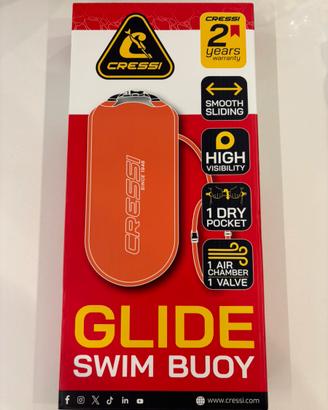 Boa Swimbuoy Cressi colore fluo