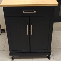 Mobiletto cucina nero