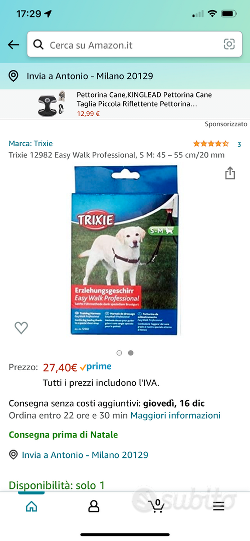 Trixie easy walk clearance professional