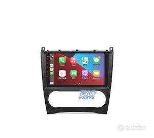 RADIO GPS ANDROID 13 PER MERCEDES CLASSE C W203 CL