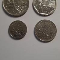 Lotto Franchi Francesi da 1/2 , 1, 2, 5 Franchi