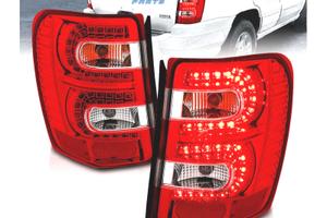 FANALI A LED JEEP GRAND CHEROKEE 99-05 ROSSO CHIAR