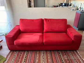 Divano Letto Rosso