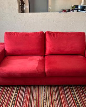 Divano Letto Rosso