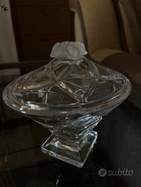 zuccheriera in vetro di cristallo