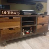 porta tv in legno