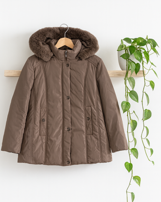 Giacca invernale color marrone