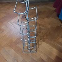 Portabottiglie acciaio